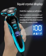 Electric Shaver for Men's Rechargeable Waterproof Electric Razor Beard Trimmer Wet-Dry Dual Use Shaving Machine Facial Epilato - Image 19