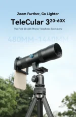 APEXEL Zoom Lens 20x-60x Telephoto Telescope Lenses Universal High Power Tele for Bird-watching Camping iPhone Android Phones - Image 8