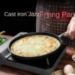 Uncoated Cast Iron Frying Pan Non Stick Multi Purpose Griddle For Pancakes Pizza Baking Stove Top Cooking Tool Anti Oil Spill - Image 5