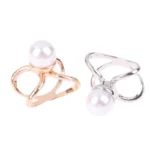 Fashion Scarves Buckle Women Brooches High-Grade Scarfs Buckles Steel Ring Scarf Clip Metal Brooch Clothes Corner Knotted Button - Image 24
