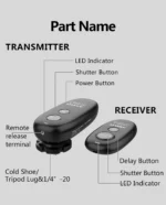 Wireless Camera Shutter Release Remote Control Work For Fujifilm GFX100SII X-T30III X100VI X-H2S X-T5 X-A7 X-E2 XF10 X30 X-Pro3 - Image 16