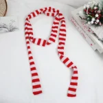 2024 Women Harajuku Cotton Scarves Y2k Black Grey Stripe Long Scarves 180cm Thin Long Decorative Neckerchief Fashion Streetwear - Image 14