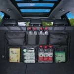 Car Trunk Organizer Universal Adjustable Backseat Storage Bag Net High Capacity Hanging Organizers for Jeeps SUVs Vans