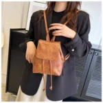 Backpack for Women Fashion Retro Brown Women Shoulder Bags Cute Backpacks Back To School Bags Designer Bags Mochilas De Hombre - Image 14
