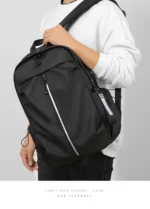 Fashion Men's Backpacks Large Capacity Students School Bag With USB Charging Port Laptop Bags Lightweight Men Travel Backpack - Image 24