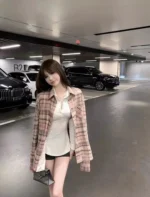 Polo Neck T Shirt for Women Coquette Clothes Sexy Woman Tshirt Trend Plain On Offer New Youth Fashion 2025 Basic Polyester In - Image 38