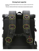 50L 70L Large Capacity Travel Backpack Luggage Sports Training Fitness Independent Shoes Storage Bag Laptop Bags - Image 26