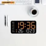 Giant Intelligent Digital Wall Clock｜One screen to control time-temperature-date, home technology pulls full! - Image 2