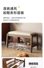 Shoes Organizers Bench Sturdy Shoe Rack Nordic Designs Multifunction Minimalist Shoe Rack Storage Rooms Furniture Accessories - Image 35
