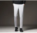 New Men‘s Suit Pants Slim Business Office Elastic Waist Black Grey Classic Pant Korean Trousers Male Plus Size 27-38 40 42 - Image 19