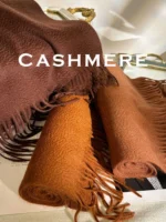Women Scarf Cashmere Winter Scarf Winter 2024 Fashion Scarves Designer Keep warm Women Luxury Kids Scarf - Image 2