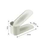 1pcs Adjustable Shoe Storage Rack Integrated Shoe Support Shoe Cabinet Storage Rack  Space-saving Removable Double-layer Racks - Image 10