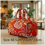 Quilted Tote Bag Men Women Large Hobo Purse Boho Chic Shoulder Bag Unique Paisley Print Beach Bag Spacious Travel Tote Handbag - Image 15