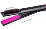2 in 1 Hair Straightener Multifunctional Curling & Straightening Brush Ceramic Hot Comb Generator Helps Reduce Frizz Salon Tools - Image 14
