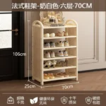Shoes Organizers Narrow Corridor Shoe Rack Space Saving Storage Shelf Shoe Rack Luxury Designs Sturdy Home Furniture Accessories - Image 48