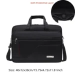 Oxford Cloth Laptop Bags Men Large Capacity Briefcase Business Travel Shoulder Pouch - Image 8