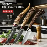 3-Piece Multi-Functional Kitchen Knife Set – Stainless Steel,Sharp and Durable Blades with Non-Slip Ergonomic Handles - Image 8