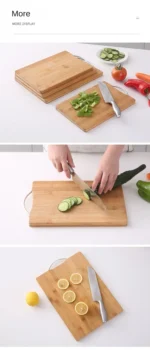 Kitchen Wooden Chopping Boards Cutting Board Double-sided Available Thick Wooden Boards Perfect for Kitchen And Dining Room - Image 21