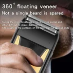 Professional Electric Shaver for Men, Rechargeable Double Foil Shaver for Home, Ideal Gift for Boyfriends, Fathers or Brothers - Image 4