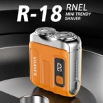 Mini Electric Smart Shaver Household Car Shaver Digital Display Dual Blade Rechargeable Shaver Powerful Beard Trimmer Tool - Image 2