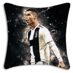 Pillow Covers Cartoon Sofa Decorative Home Double-sided Printing Short Plush Cute Cushion Football Star C Ronaldo Number 7 Cover - Image 9