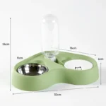 New Cat Feeder Water Bowl Water and Food All-in-one Two-in-one Pet Cat Bowl Pet Supplies - Image 7