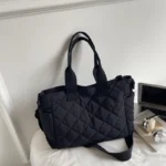 Large capacity Tote Bags for Women Shoulder Side Bag Fashion Space cotton Shopping Bags Multi-pocket Messenger Bag Lady Handbags - Image 21