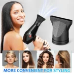 Universal Hair Dryer Nozzle Attachment Concentrated Airflow for Smooth Straight Styles Even Heat Distribution Professional - Image 3