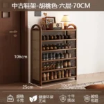 Shoes Organizers Narrow Corridor Shoe Rack Space Saving Storage Shelf Shoe Rack Luxury Designs Sturdy Home Furniture Accessories - Image 10