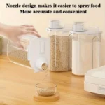 2.5L Covered Moisture-proof Sealed Storage Container - Used for Grain, Nut, Flour, Rice Food Storage Boxes - Image 10