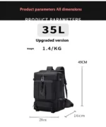 50L 70L Large Capacity Travel Backpack Luggage Sports Training Fitness Independent Shoes Storage Bag Laptop Bags - Image 10