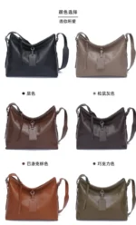 Tote Bag Full-Grain Vegetable-Tanned Leather Large Capacity Shoulder Crossbody Bag Elegant Work commute Stylish - Image 24