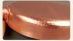Copper Frying Pan Fast Heat Transfer 2mm Thickened Non-stick Pan   Induction Compatible 100% Hand Forged Pure Copper Cooking Pot - Image 10