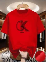 Men's Graphic T-Shirts - Casual crew neck, short sleeves, summer essentials, fashionable prints, comfortable clothing | Modern c - Image 3
