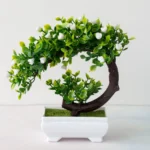 Artificial Plants Bonsai Simulated Tree Potted Fake Flowers Table Porch Potted Ornaments Home Wedding Decor Housewarming Gift - Image 25