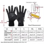1Pair winter Motorcycle gloves, Ski gloves,cycling gloves,touch screen gloves, riding and mountaineering gloves - Image 6