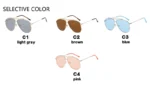 Toad Shaped Sunglasses 2025 Large Frame Fashion Trendy Sunglasses Metal UV400 Sunglasses - Image 11