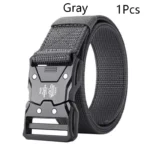 Genuine Tactical Belt Men's Buckle Quick Release Nylon Canvas Military Belt Casual Outdoor Sport Training Braided Waist Belt - Image 9
