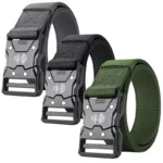 Genuine Tactical Belt Men's Buckle Quick Release Nylon Canvas Military Belt Casual Outdoor Sport Training Braided Waist Belt - Image 14