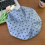 Ins Korean Polka Dot Berets Y2k Versatile Painter Berets Casual Retro Beanie Cap Spring Summer - Image 9