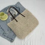 Women Handbag Summer Beach Bag Rattan Woven Handmade Knitted Straw Large Capacity Totes Leather Women Shoulder Bag Bohemia New - Image 8