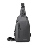 Crossbody Bag Fashionable Large Capacity Waterproof Lightweight Leisure Soft Comfortable Men Single Shoulder Bags - Image 7