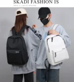 Backpack Simple New Style College Style Small Backpack Travel Lightweight Korean Version Junior High School Double Shoulder Bags - Image 14