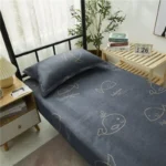 Printed Bed Sheet 1pc For Single Bed 120*210cm Home Textile Modern 100% Polyester Flat Sheet Bunk Bed Linens Single Bedspread - Image 8