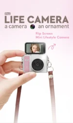 2.4K Digital Camera for Photography and Video,  Vlogging Camera with 180° Flip Screen, Retro Portable Selfie Camera, Compact - Image 7