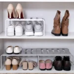 ABS Shoe Rack Extensible Shoe Hanger Storage Space Saving Shelf Telescopic Storage Rack Household Kitchen Cabinet Organizer - Image 11