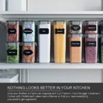 Food Storage Containers Kitchen Organizer and Storage Container with Lids Refrigerator Noodle Box Tank Sealed Cans 5Pcs Set - Image 20