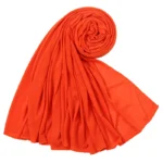 Women Big Size Cotton Jersey Hijabs Scarf Islamic Turban Shawls Trendy Muslim Hijab Solid Plain Cotton Scarves Headscarf - Image 17