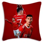 Pillow Covers Cartoon Sofa Decorative Home Double-sided Printing Short Plush Cute Cushion Football Star C Ronaldo Number 7 Cover - Image 6