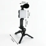 Smartphone Vlogging Kit Led Video Light Camera Rechargeable Fill Lights Portable Photography Lighting For Live Stream Video - Image 9